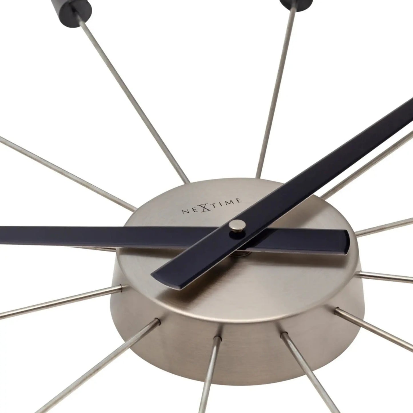 NeXtime Plug Inn Väggklocka 58 cm, Svart