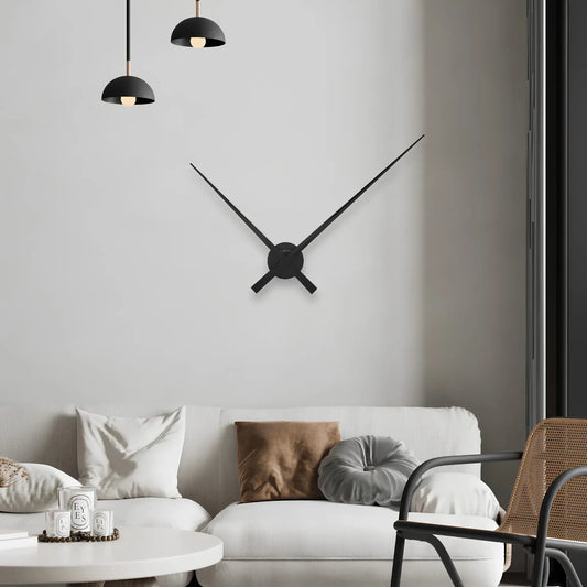 NeXtime Hands Väggklocka 85 cm, Svart