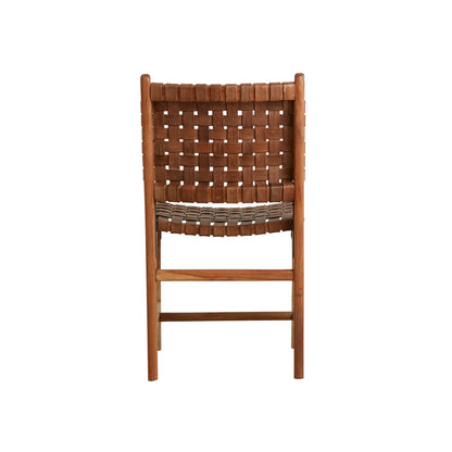Nordal Aya Matstol Läder 2-Pack, Brun