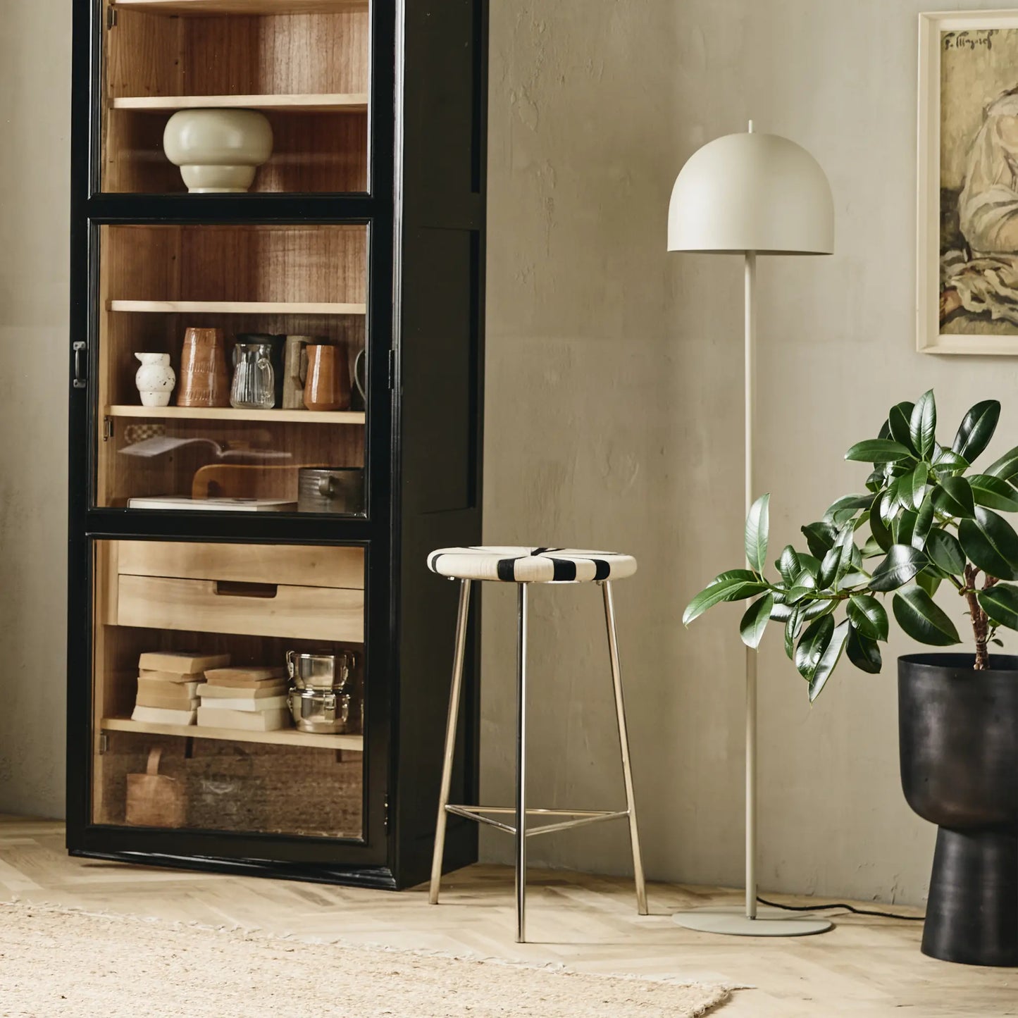Nordal Glow Golvlampa, Matt Beige