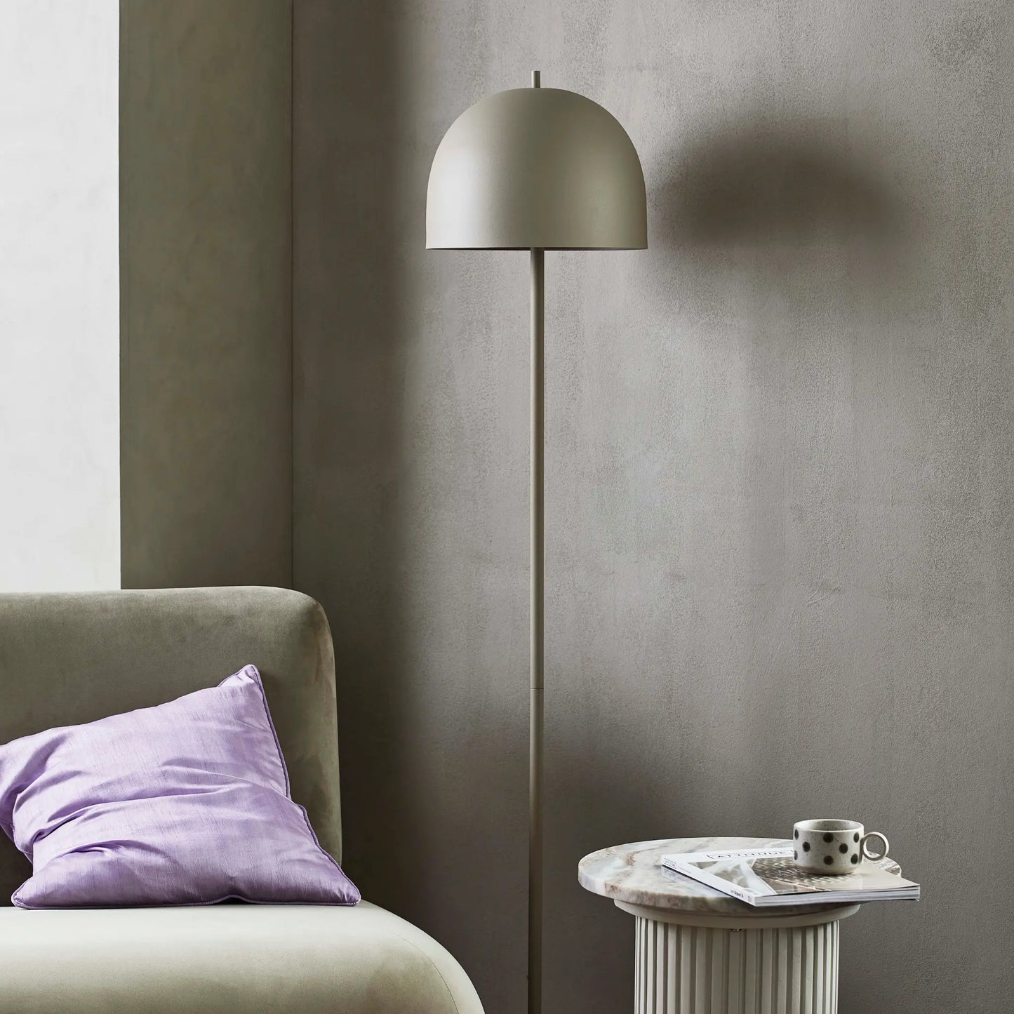 Nordal Glow Golvlampa, Matt Beige