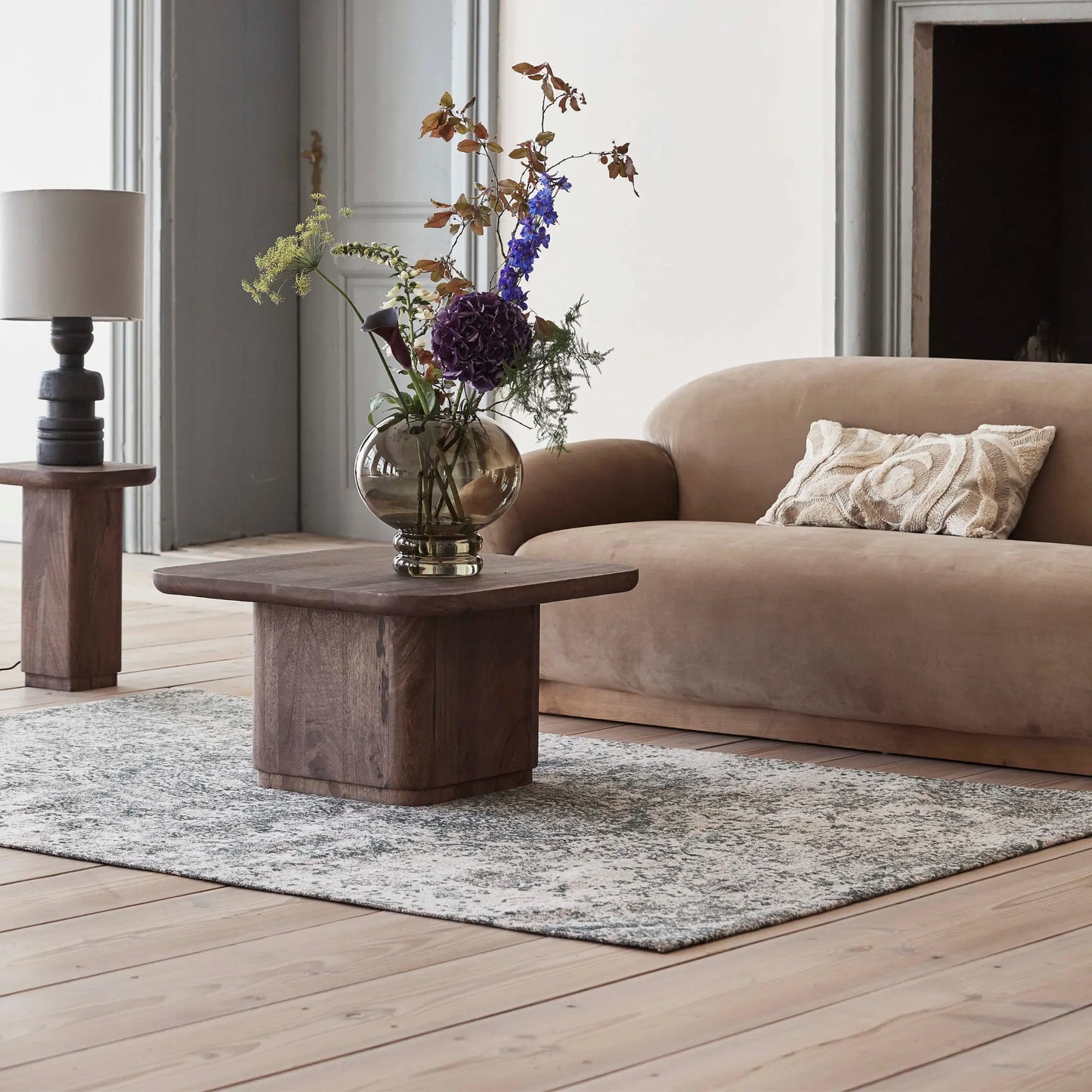 Nordal Aria Jacquardvävd Matta 160x240, Grön