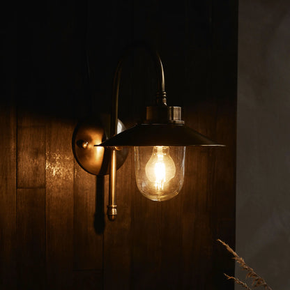 Nordal Lason Vägglampa Utomhus, Mässing