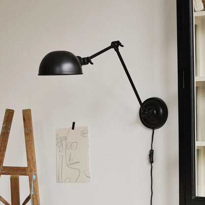 Nordal Aura Vägglampa, Svart