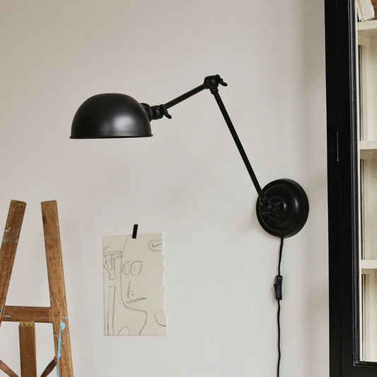 Nordal Aura Vägglampa, Svart