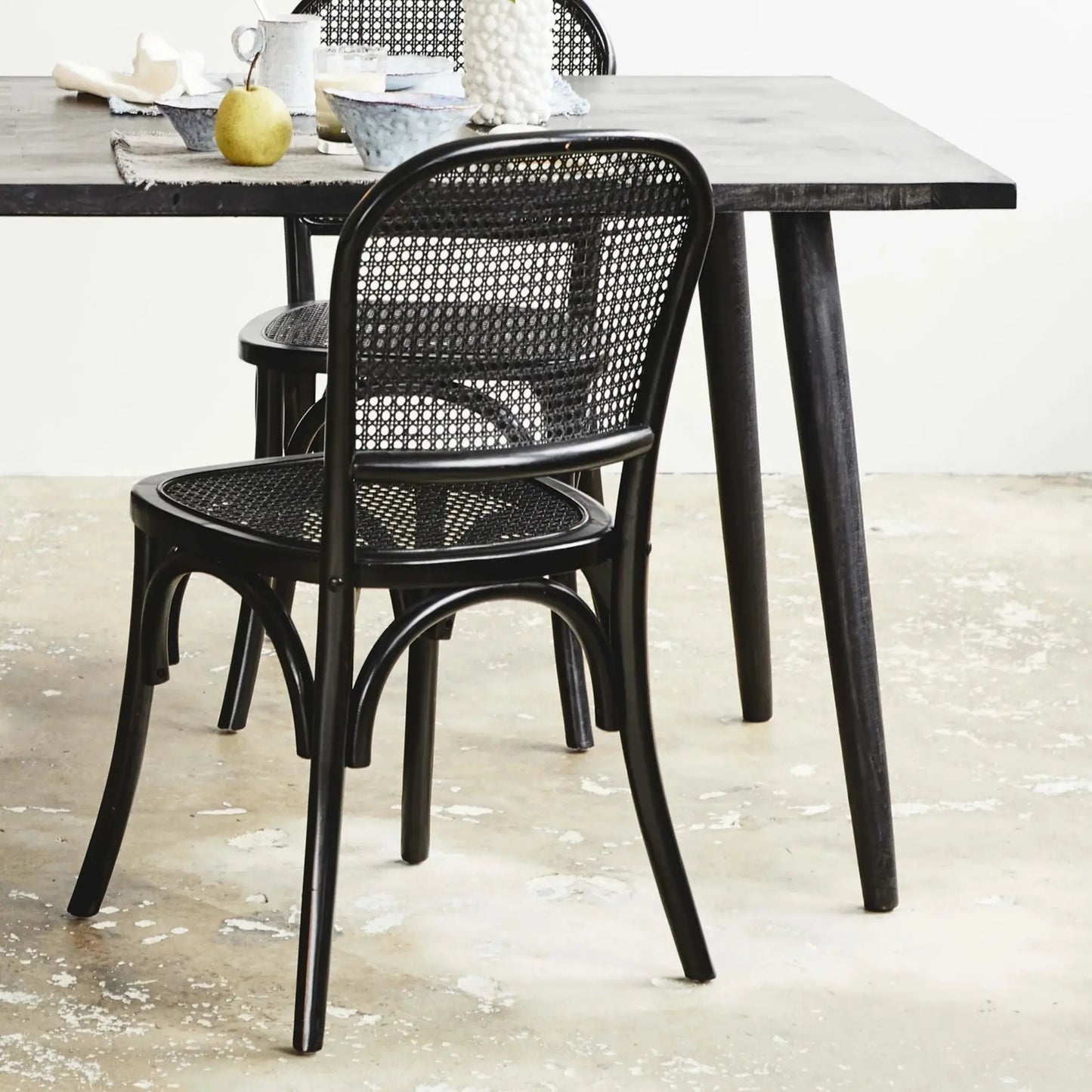 Nordal Wicky Stol 2-Pack, Svart/Svart