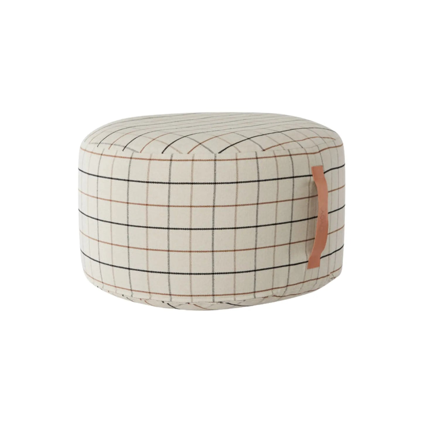Oyoy Living Grid Puff Stor, Offwhite