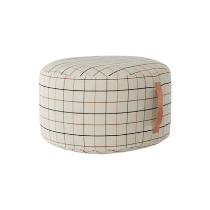 Oyoy Living Grid Puff Stor, Offwhite