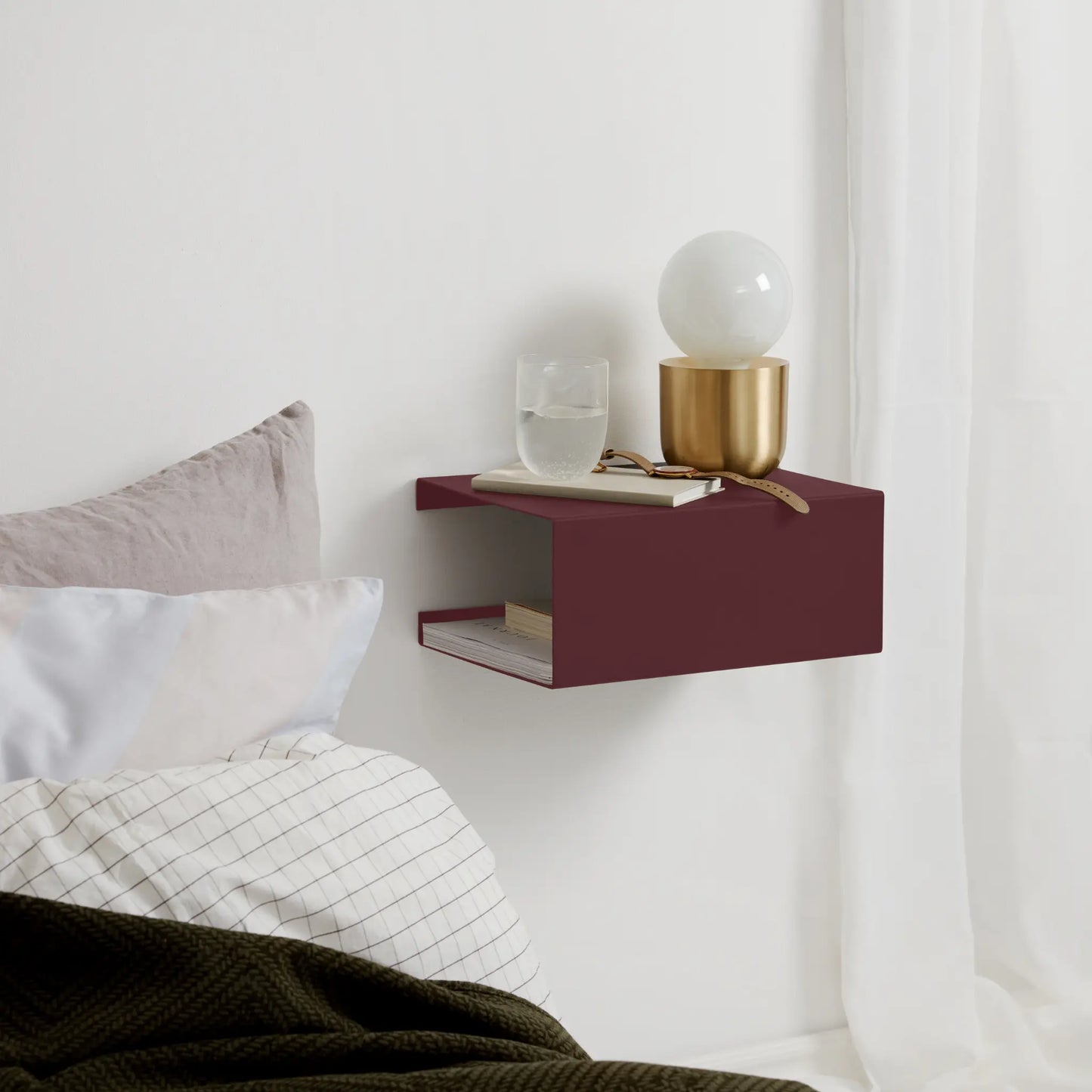ReCollector BoxShelf Hylla, Maroon Red