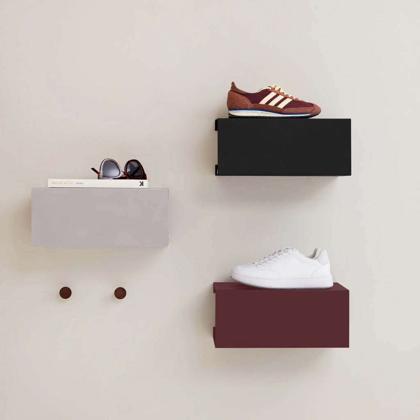 ReCollector BoxShelf Hylla, Maroon Red