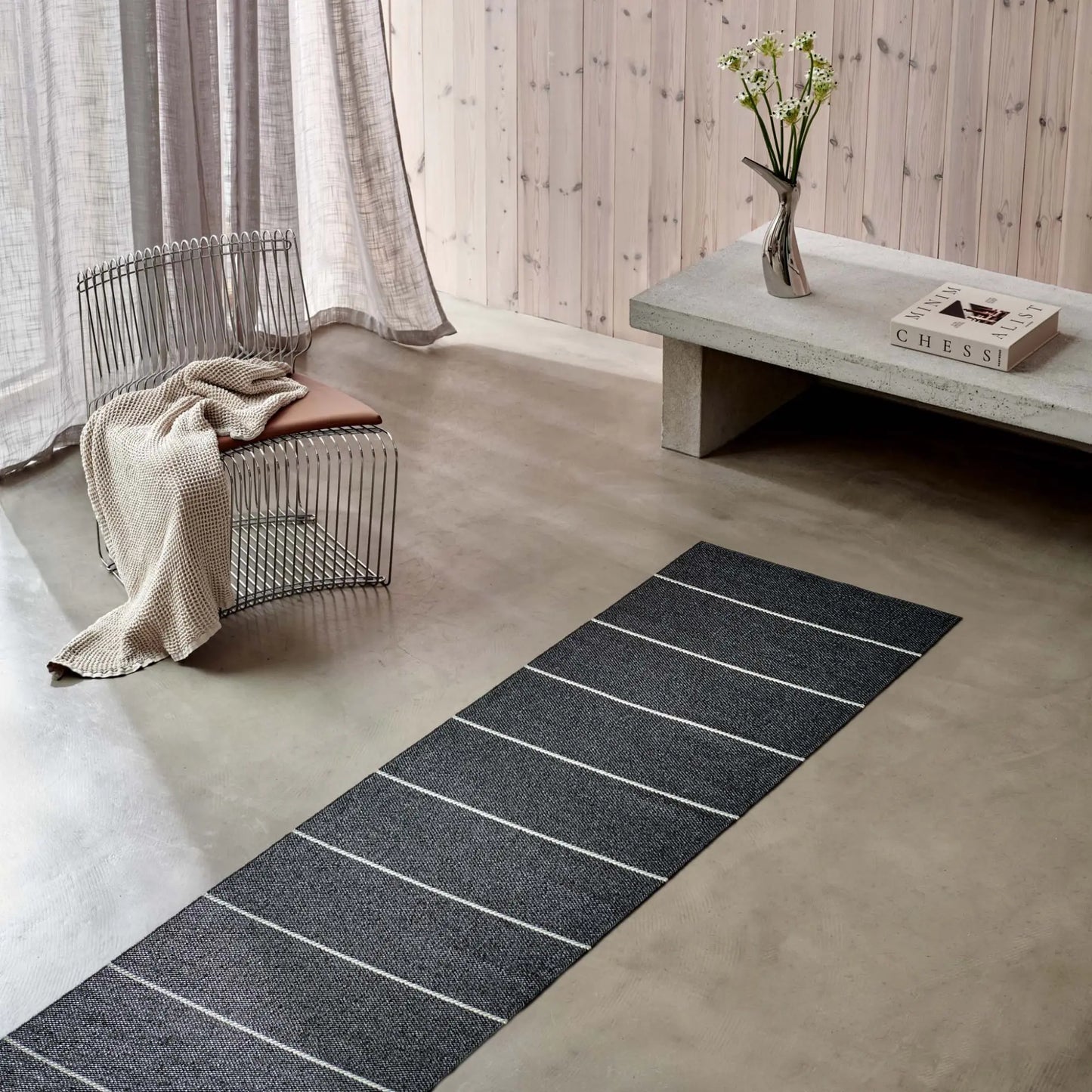 Pappelina Lea Matta 70x225 cm, Svart