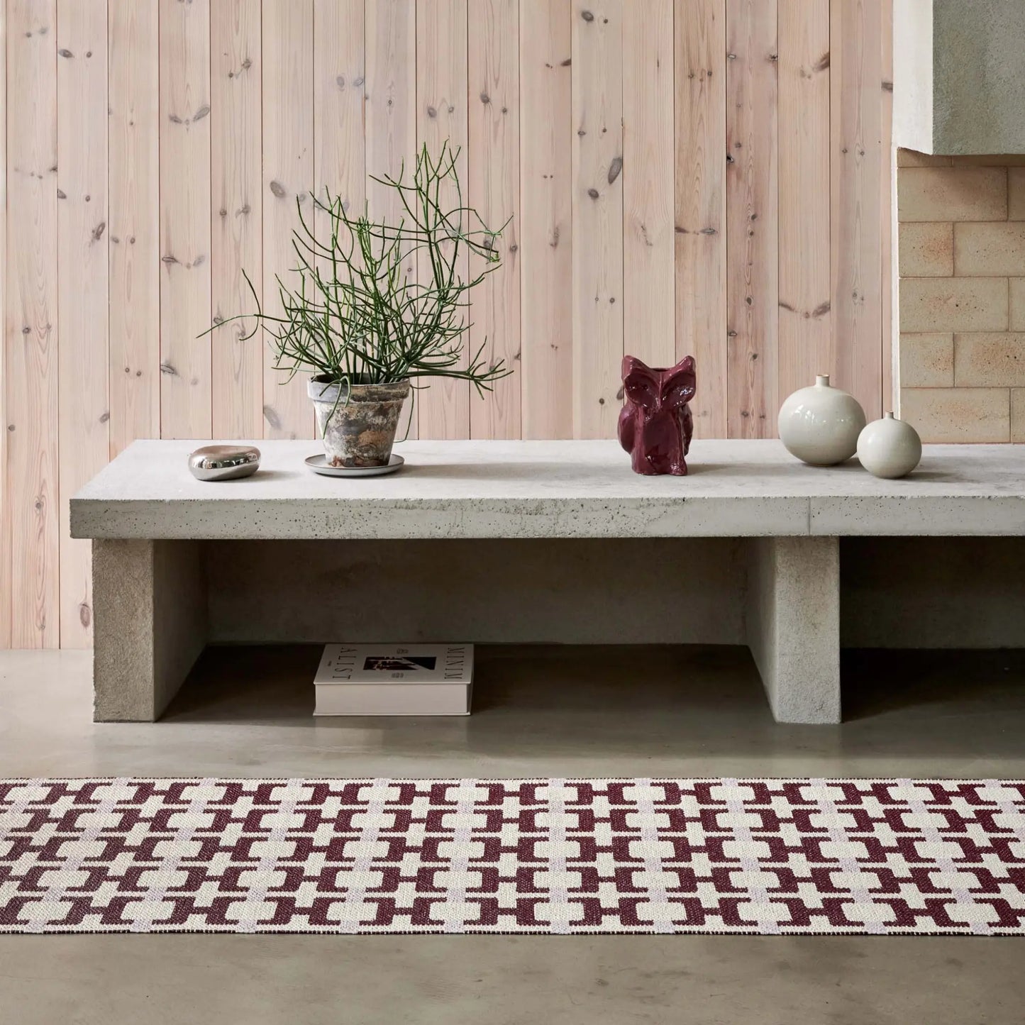 Pappelina Tom Matta 70x120 cm, Burgundy