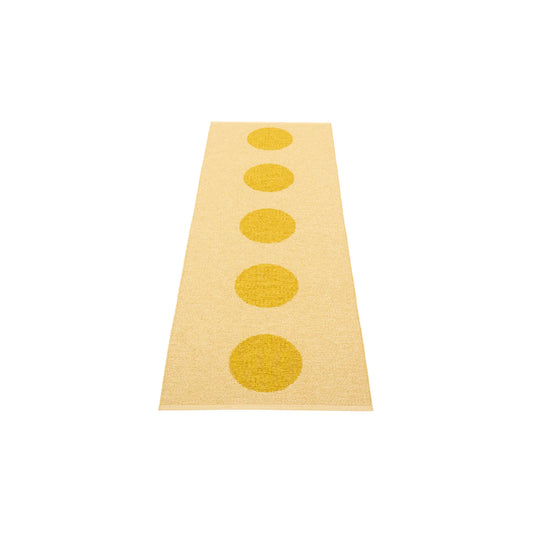 Pappelina Vera Pop Matta 70x200 cm, Mustard