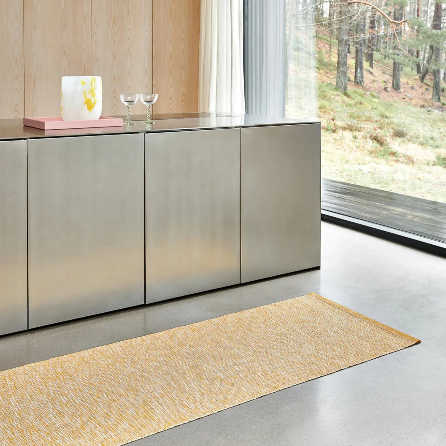 Pappelina Sam Matta 70x300 cm, Mustard