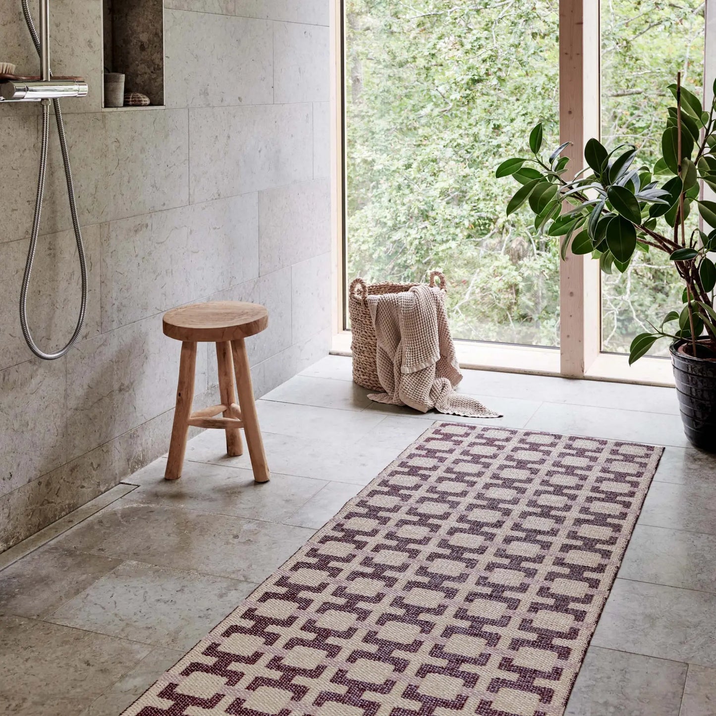 Pappelina Tom Matta 70x240 cm, Burgundy