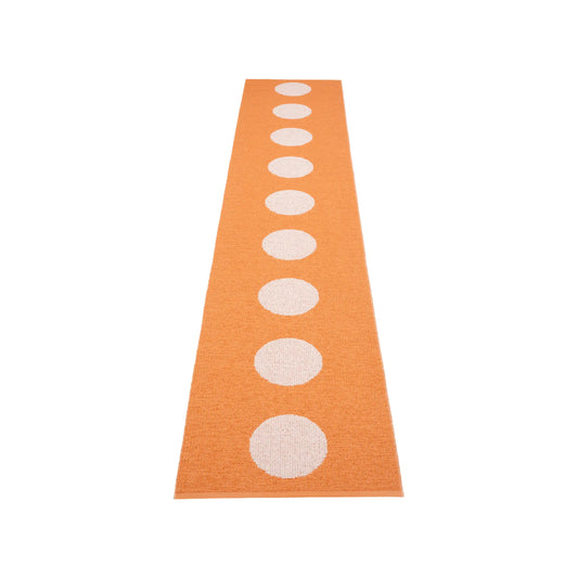 Pappelina Vera Pop Matta 70x360 cm, Pale Orange