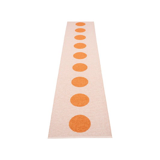 Pappelina Vera Pop Matta 70x360 cm, Pale Orange