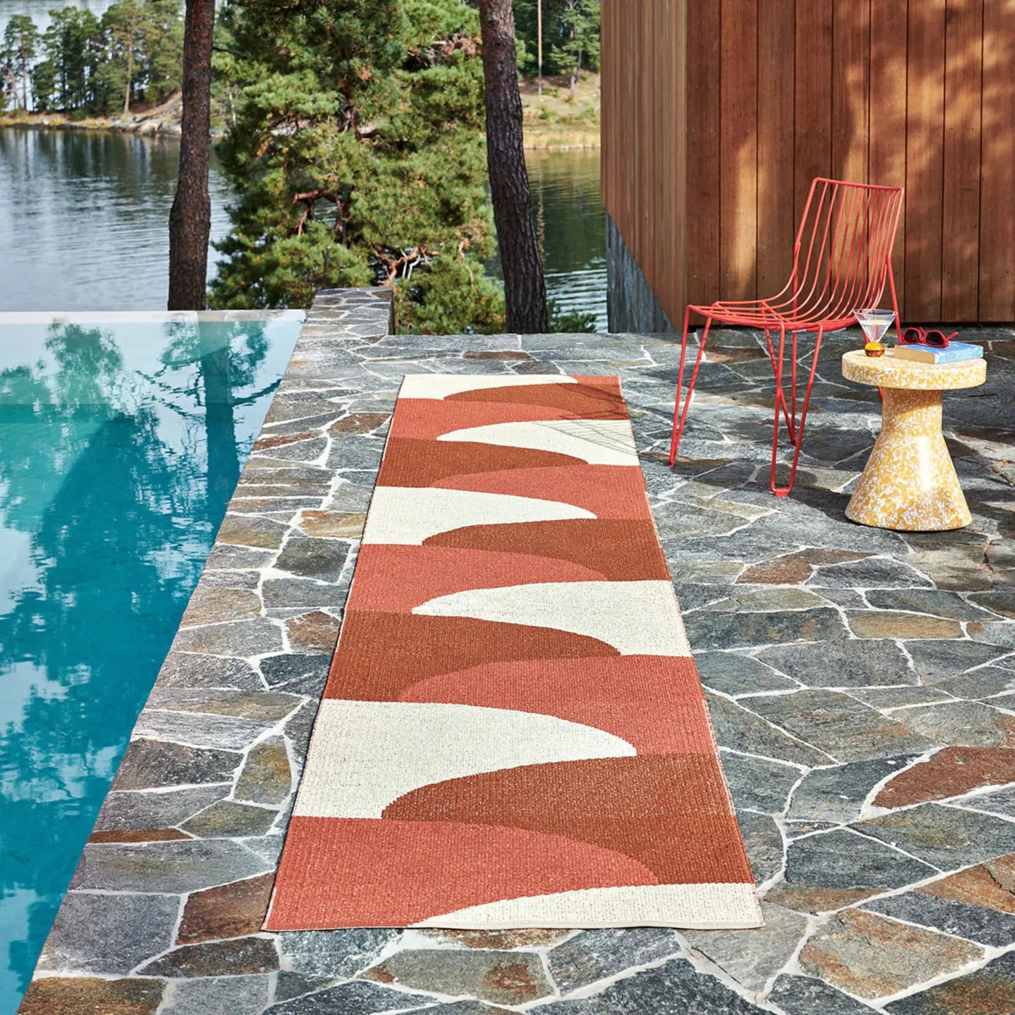 Pappelina Hill Matta 70x180 cm, Brick