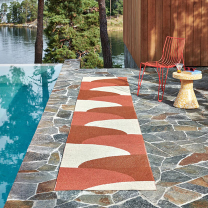 Pappelina Hill Matta 70x180 cm, Brick