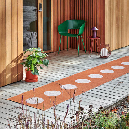 Pappelina Vera Pop Matta 70x200 cm, Pale Orange