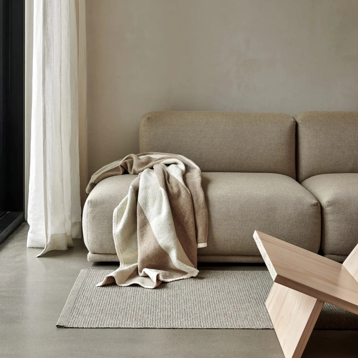 Pappelina Sam Matta 70x150 cm, Dark Linen