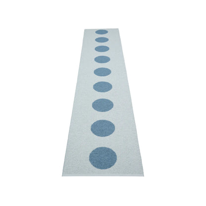 Pappelina Vera Pop Matta 70x360 cm, River Blue