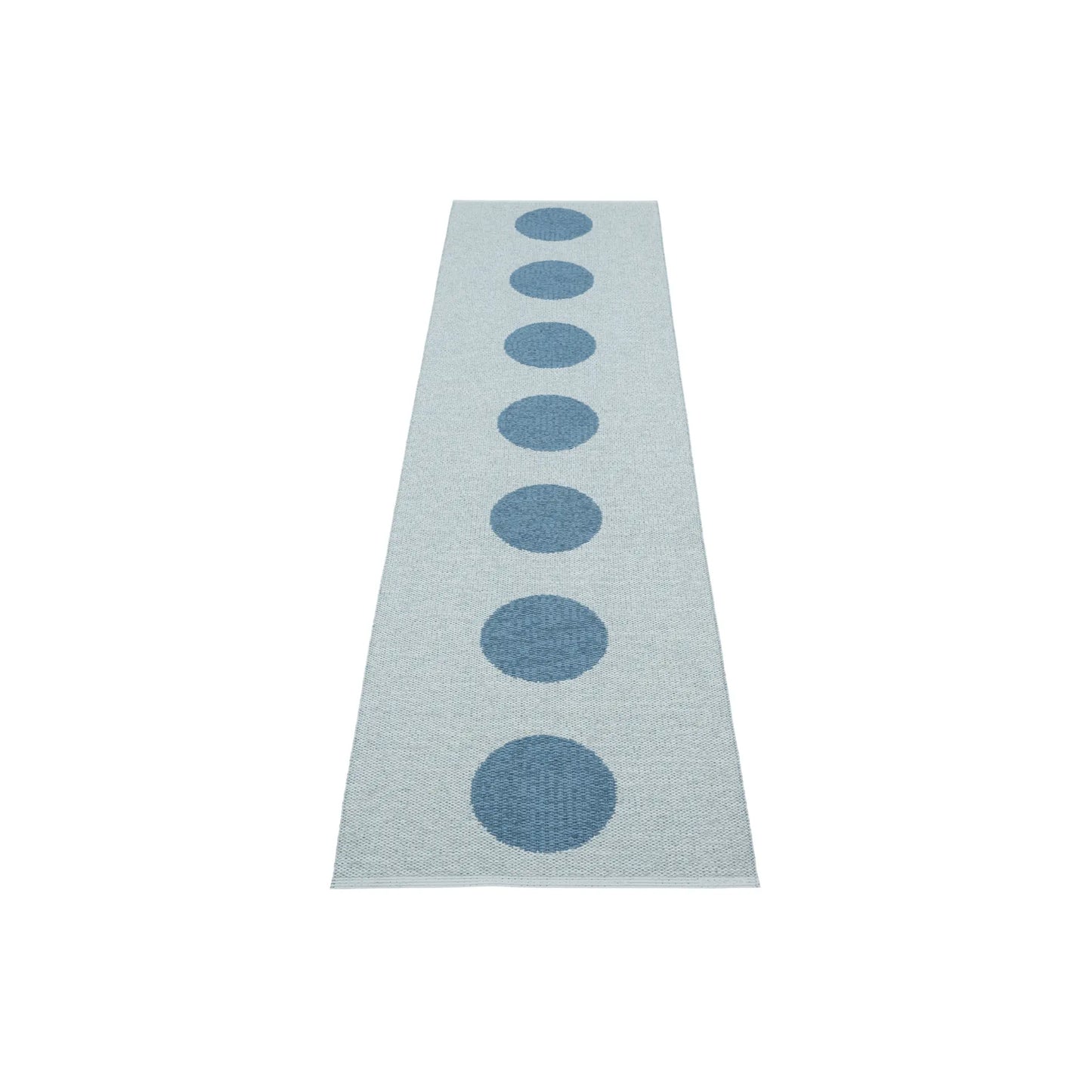Pappelina Vera Pop Matta 70x280 cm, River Blue