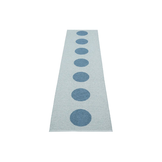 Pappelina Vera Pop Matta 70x280 cm, River Blue
