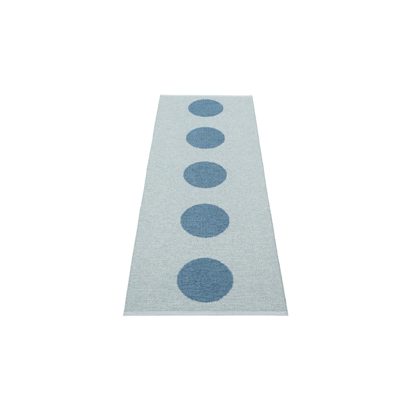 Pappelina Vera Pop Matta 70x200 cm, River Blue