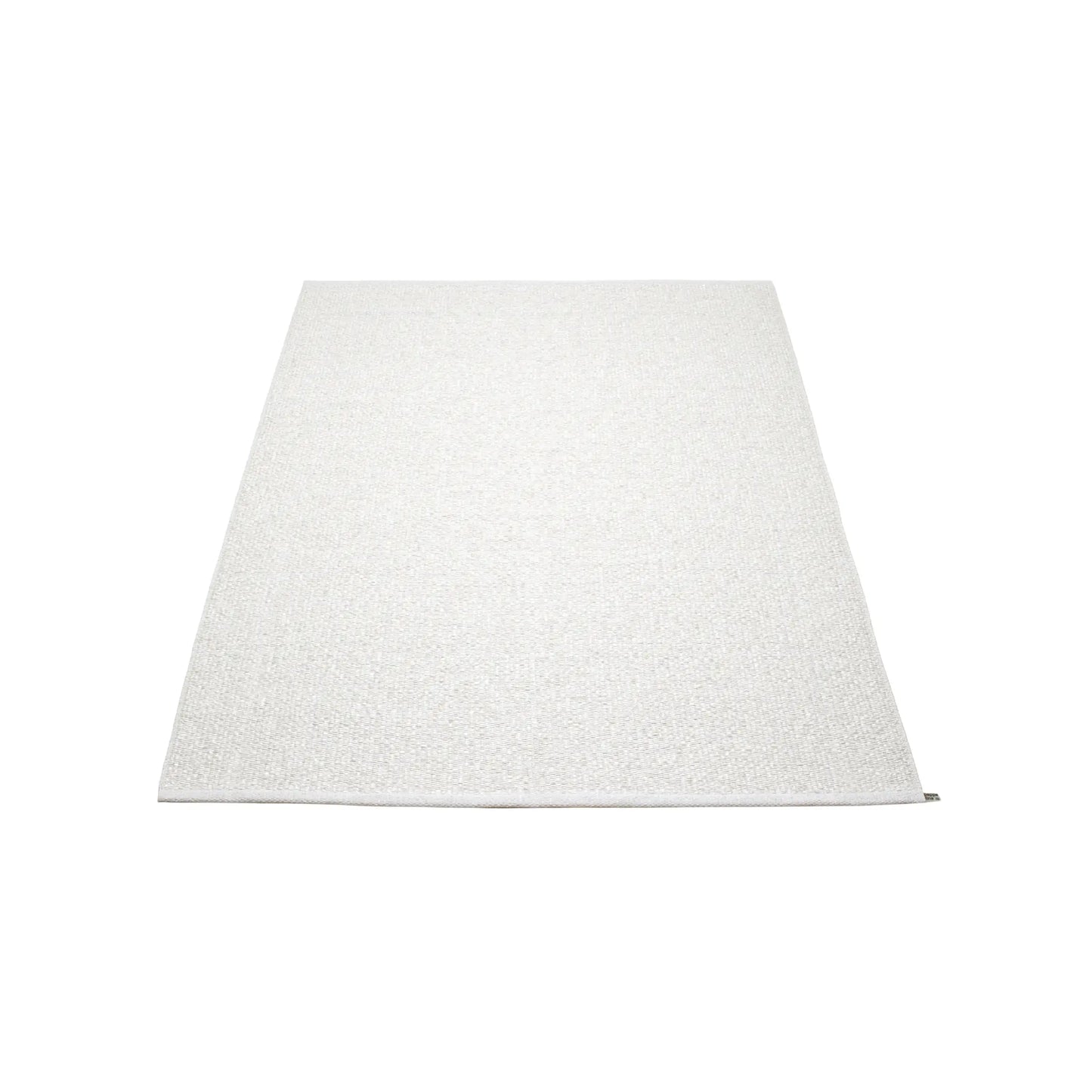 Pappelina Svea Matta 180x260 cm, White Metallic