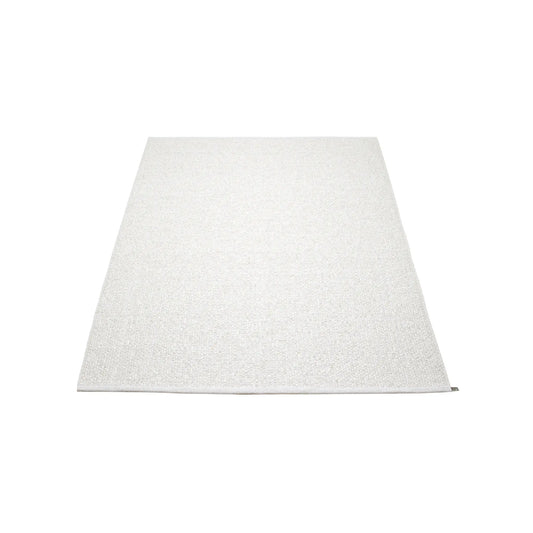 Pappelina Svea Matta 180x260 cm, White Metallic
