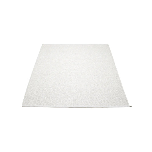 Pappelina Svea Matta 230x320 cm, White Metallic