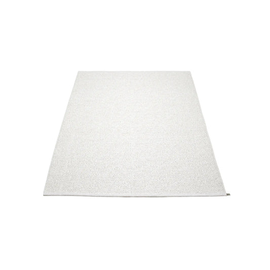 Pappelina Svea Matta 140x220 cm, White Metallic
