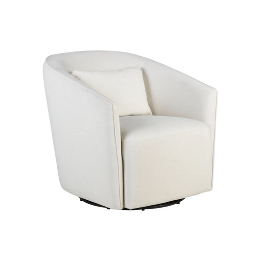 Quax Gomi Gungfåtölj med snurrfunktion, Mohair Beige