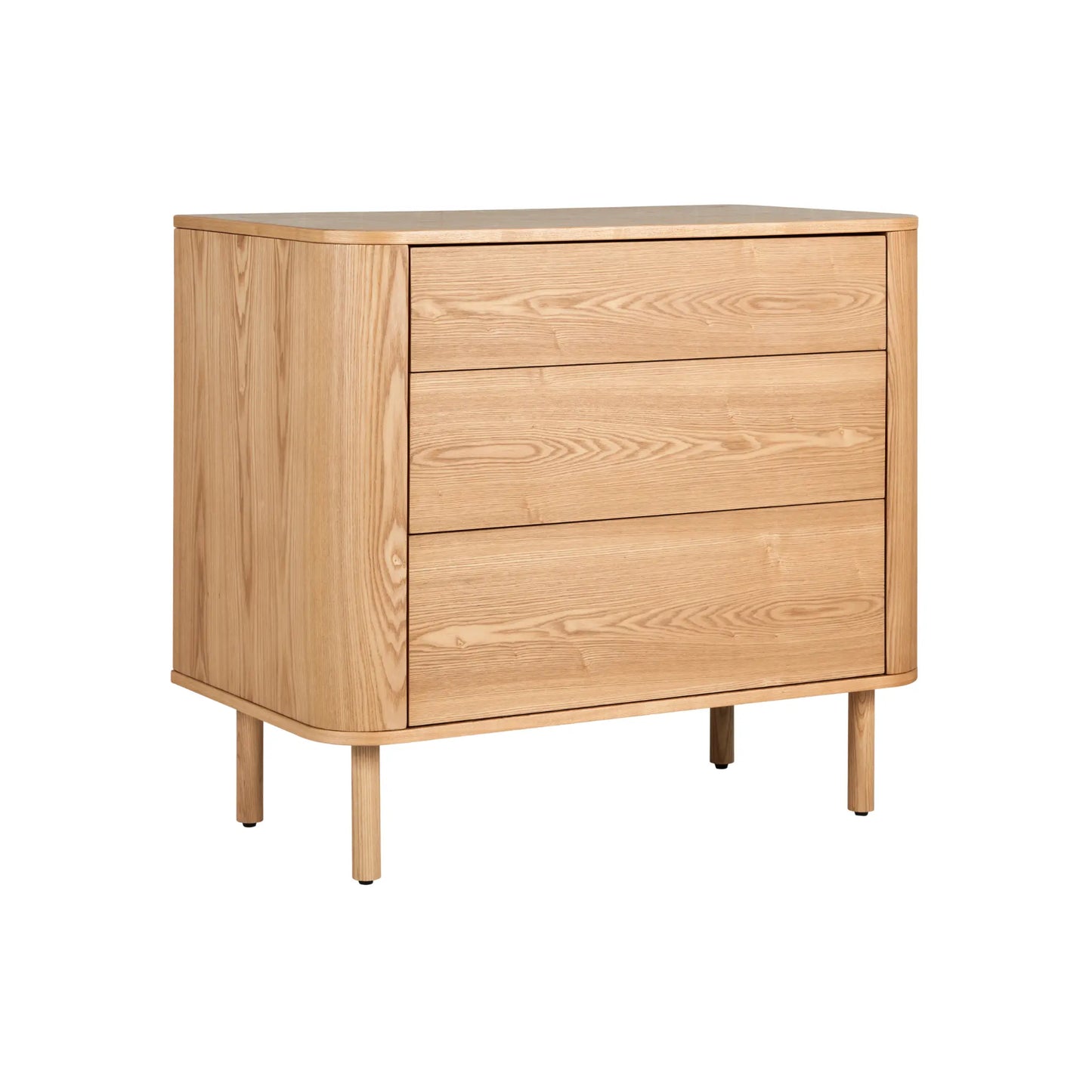 Quax Yume Byrå 3 Lådor, Natural Ash