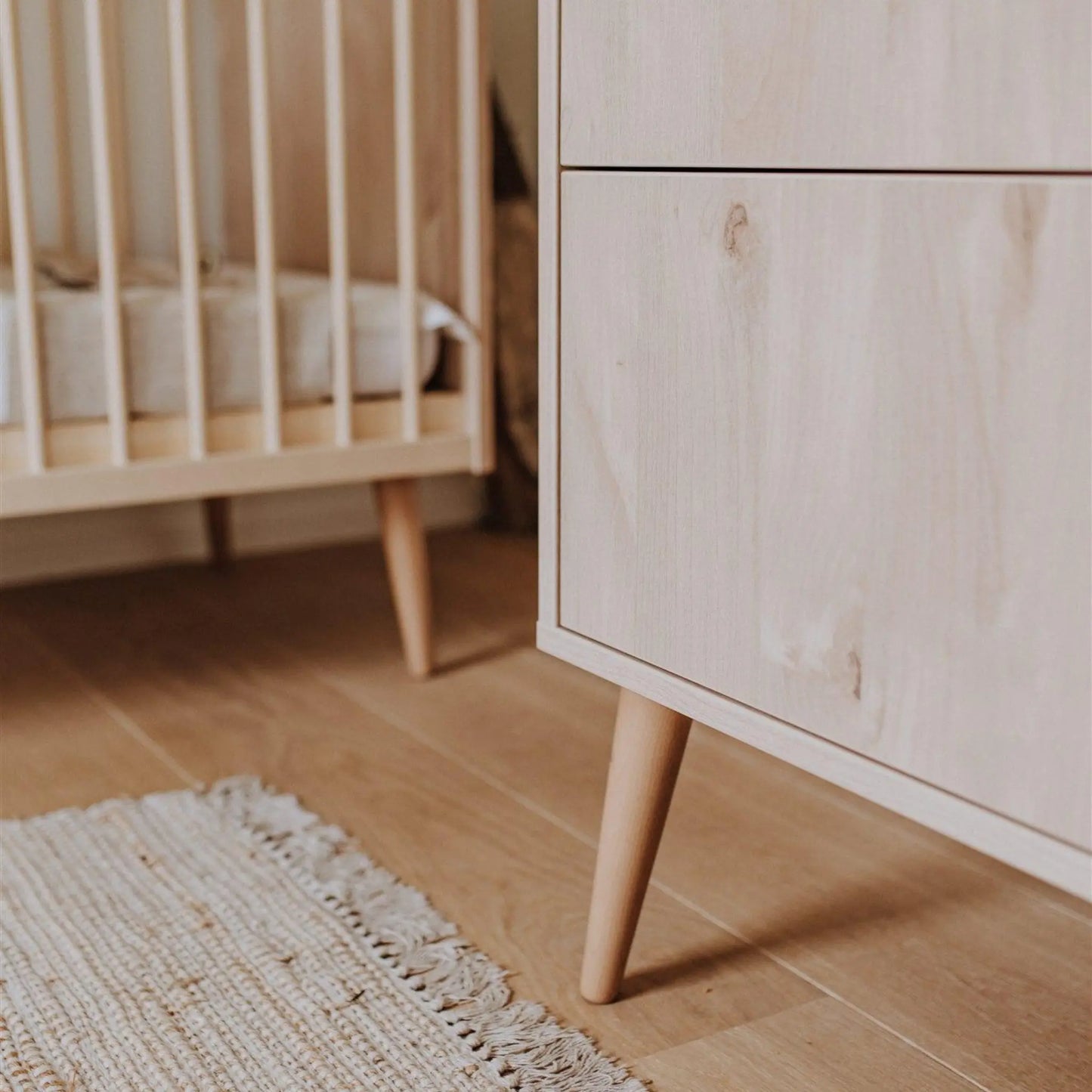 Quax Cocoon Skötbyrå, Natural Oak