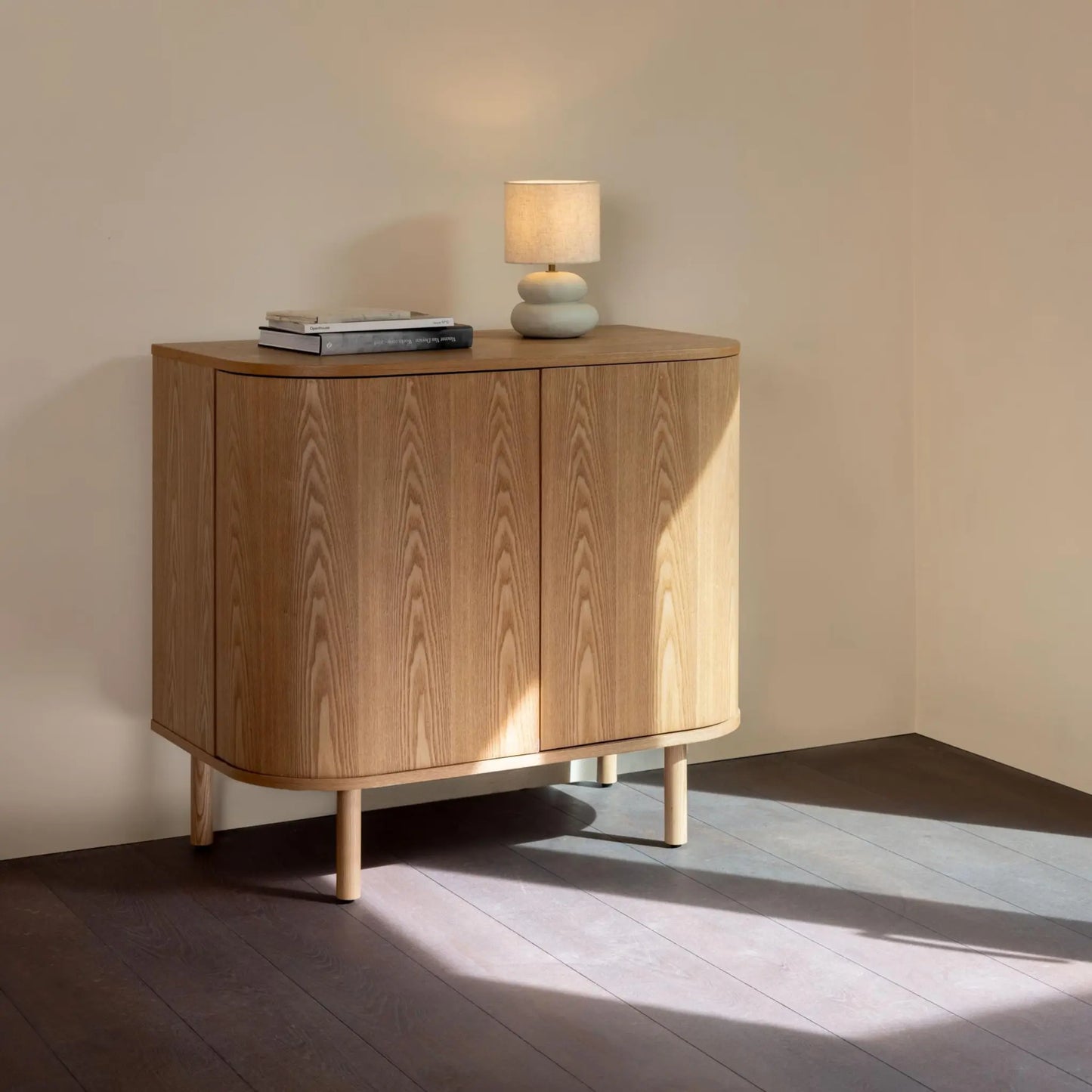 Quax Yume Skåp 2 Dörrar, Naturel Ash Wood