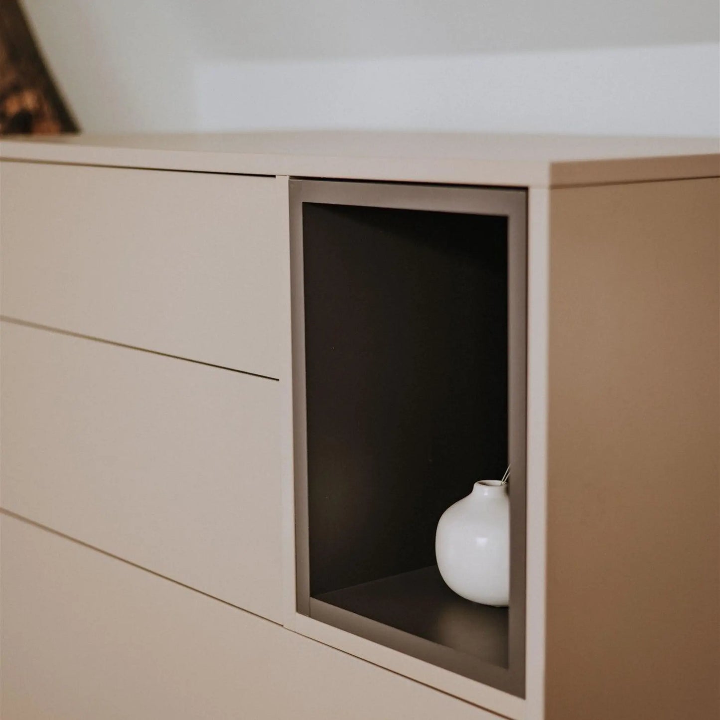 Quax Cocoon Skötbyrå, Latte