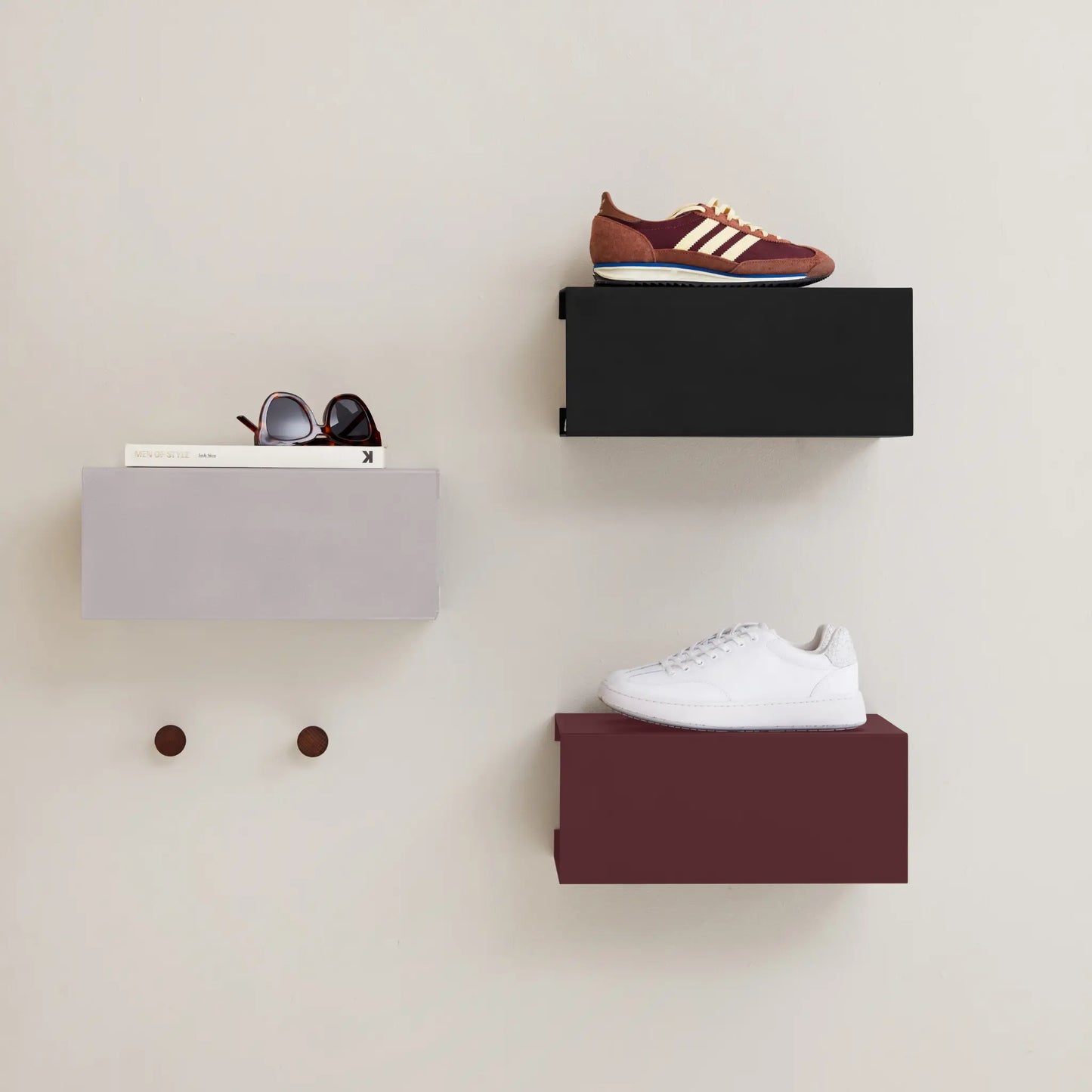 ReCollector BoxShelf Hylla, Stone Silver