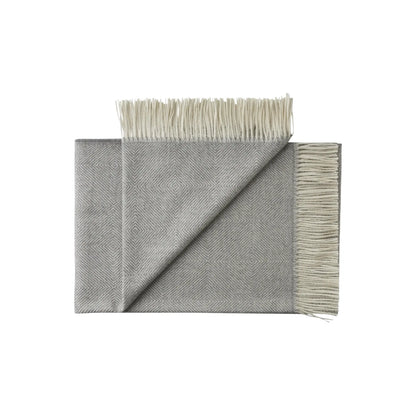 Silkeborg Uldspinderi La Paz Pläd 130x200 cm, Light Grey
