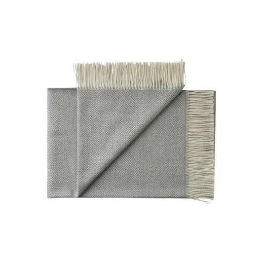 Silkeborg Uldspinderi La Paz Pläd 130x200 cm, Light Grey