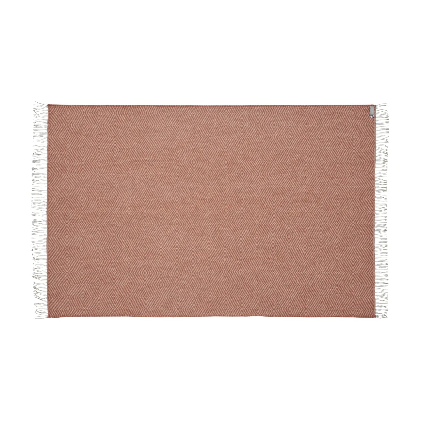 Silkeborg Uldspinderi Livø Ullpläd 140x240 cm, Rosewood