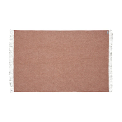 Silkeborg Uldspinderi Livø Ullpläd 140x240 cm, Rosewood