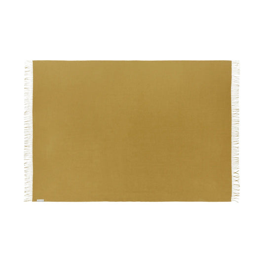 Silkeborg Uldspinderi Lima Pläd 130x200 cm, Ochre Yellow