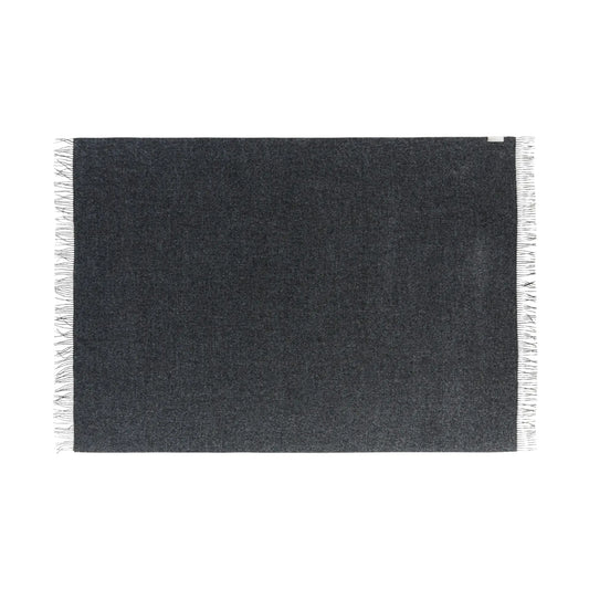 Silkeborg Uldspinderi Arequipa Pläd 130x200 cm, Dark Grey