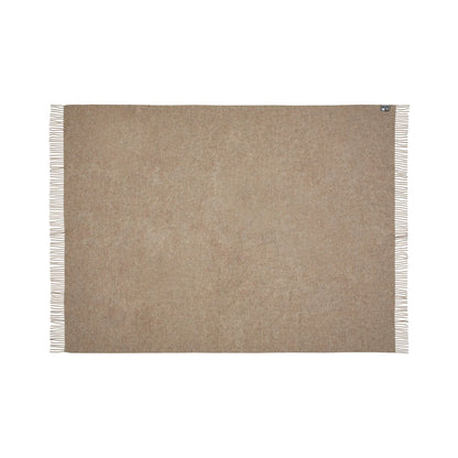 Silkeborg Uldspinderi Season Ullpläd 130x200 cm, Latte Beige