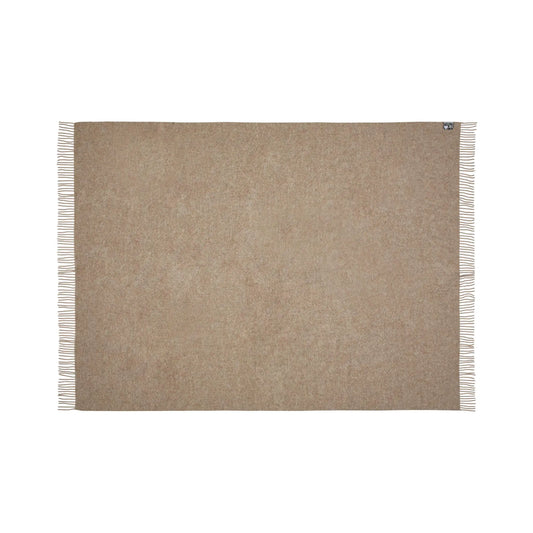 Silkeborg Uldspinderi Season Ullpläd 130x200 cm, Latte Beige