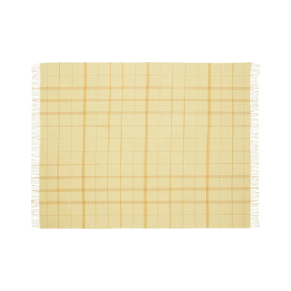 Silkeborg Uldspinderi Warp and Weft Ullpläd 130x190 cm, Balance - Chamomile/Mustard