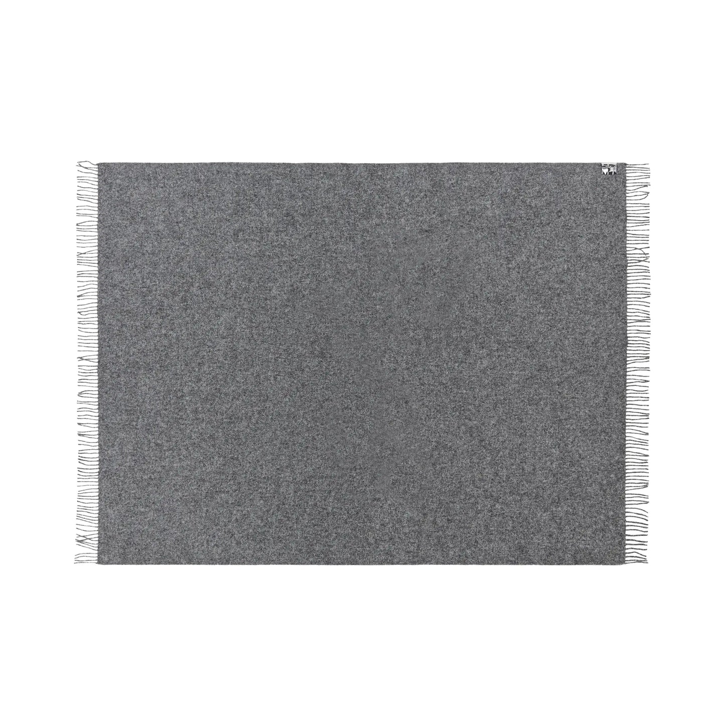 Silkeborg Uldspinderi Season Ullpläd 130x200 cm, Dark Nordic Grey