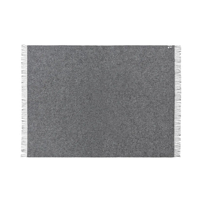 Silkeborg Uldspinderi Season Ullpläd 130x200 cm, Dark Nordic Grey